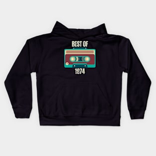 Best Of 1974 Shirt, Vintage 1974, 50th Birthday Kids Hoodie